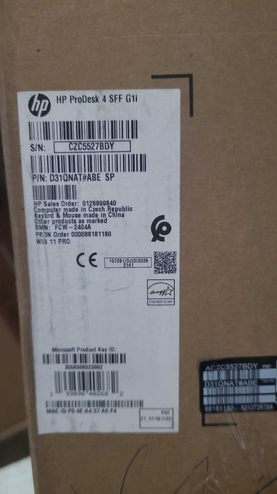 calculator HP ProDesk 4 SFF G1i Desktop AI PC , ultra 5 255 , nou
