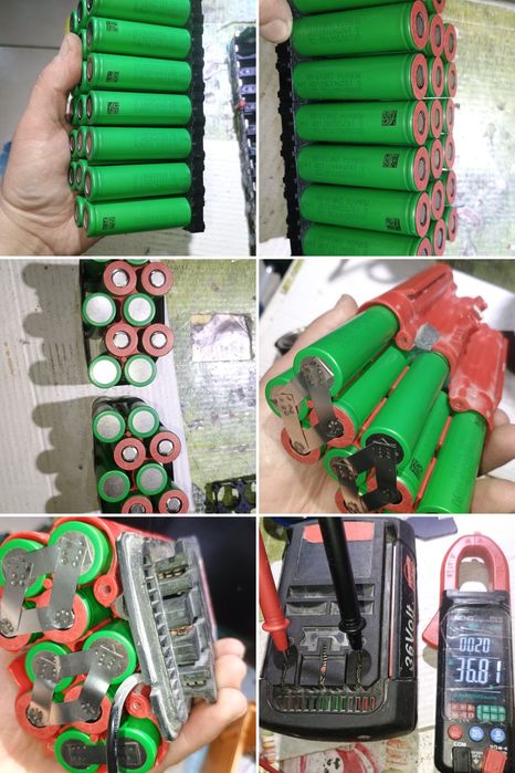 Изработка и ремонт на Литиево-йонна батерия за винтоверт,лодки, и т-н