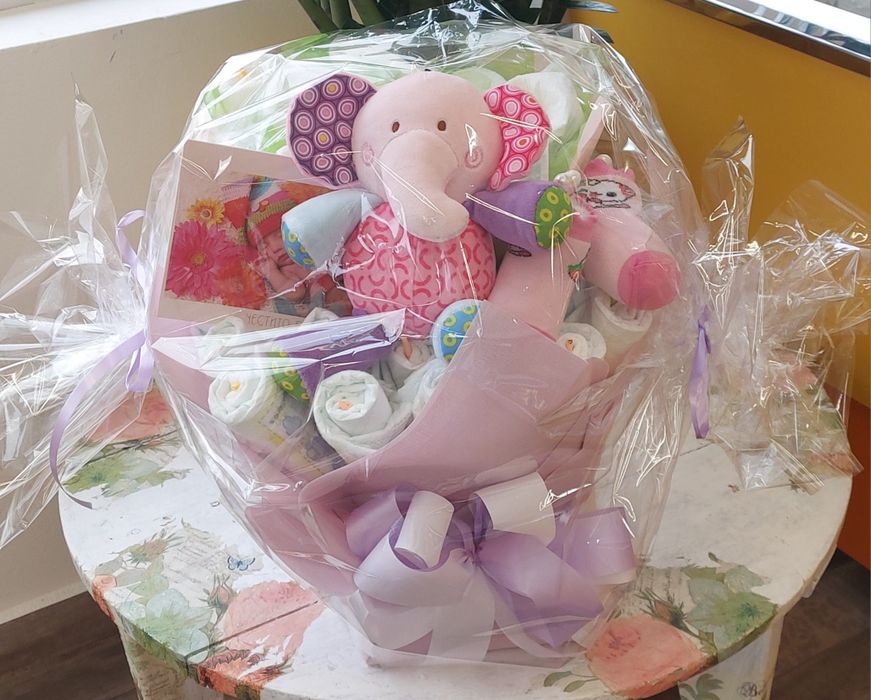 Букет от памперси!