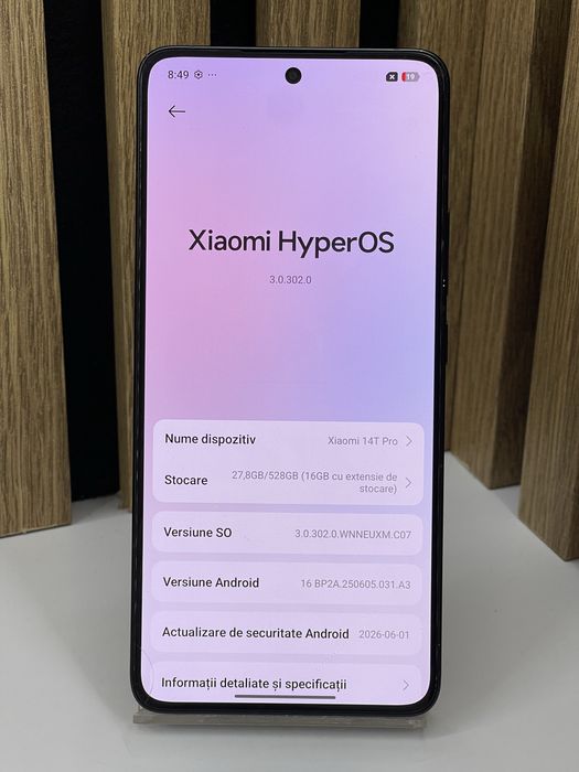 Xiaomi 14T Pro 512Gb 12Gb ram Display Fisurat Garantie/Factura #61810