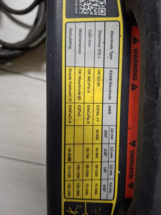 Aparat sudură ESAB  ES 180i PRO, invertor MMA 180A