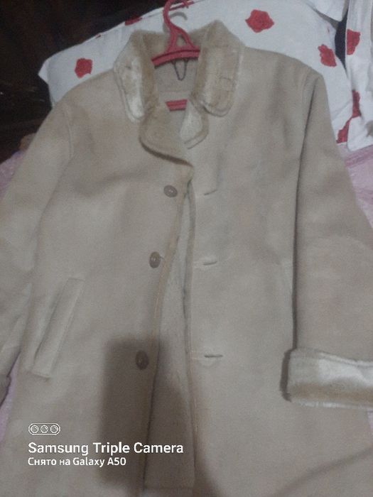 Дубленка мужской цвет бежевый