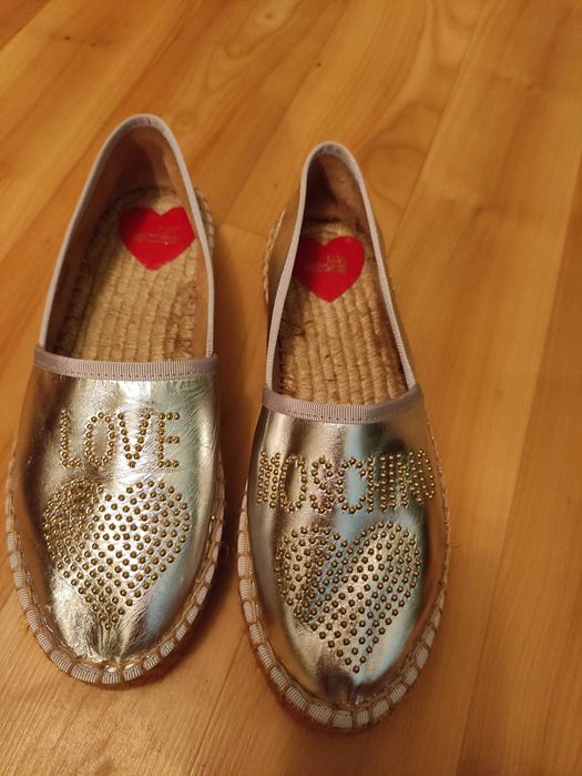 Дамски еспадрили Love Moschino,обувани веднъж