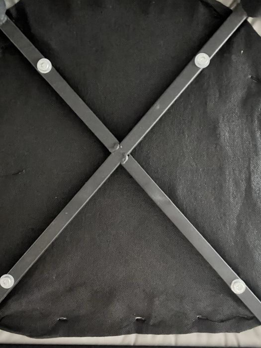 Scaune (set 6), piele ecologică, picoare metalice