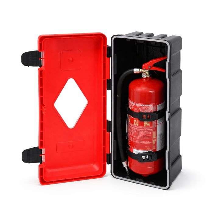 Бокс для огнетушителя, ящик для огнетушителя, бокс огнетушителя для фу