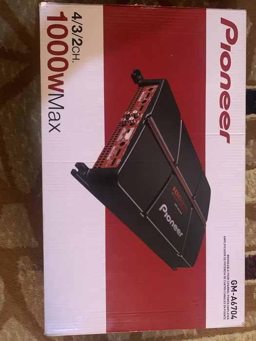 Original Pioneer gm-a6704 Усилитель 4-канальный (4 kanal usilitel]