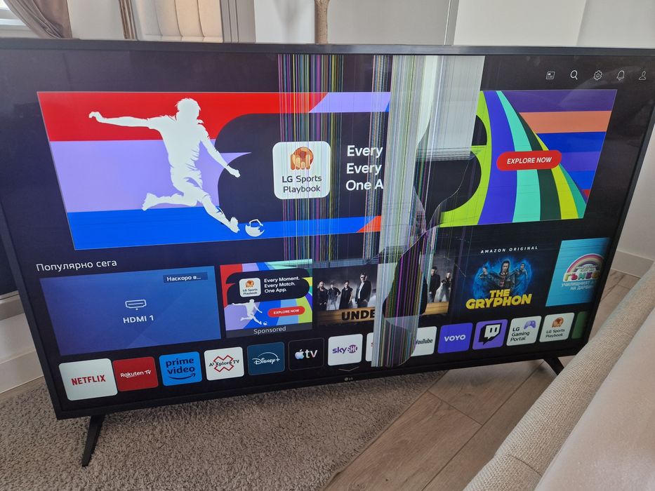 Телевизор LG 55UP75003LF, 55" (139 см), Smart, 4K Ultra HD, LED за части