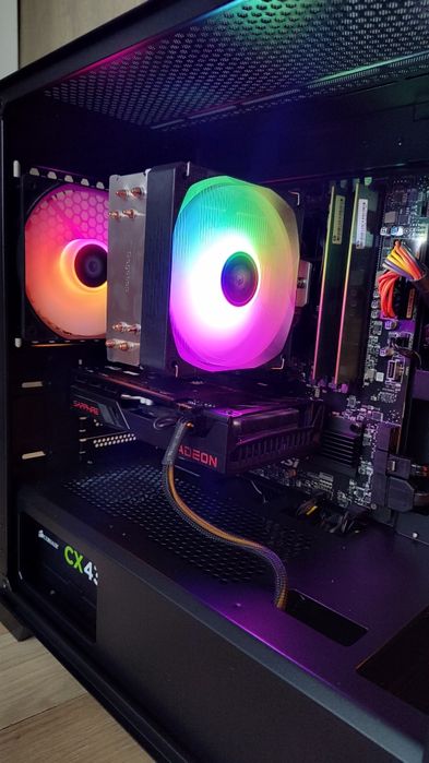 Pc gaming nou Ryzen 7 5700X/Rx 6600/16gb ram Gta V Fortnite Cs 2