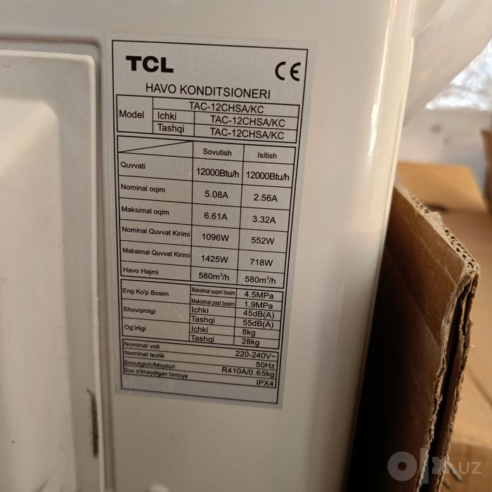 Konditsioner TCL 12btu