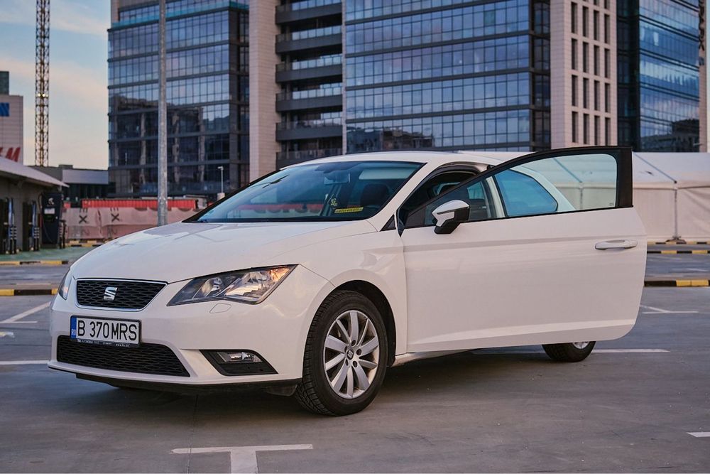 Seat Leon 1.2 TSI, 2013, alb - motor 90.000 km