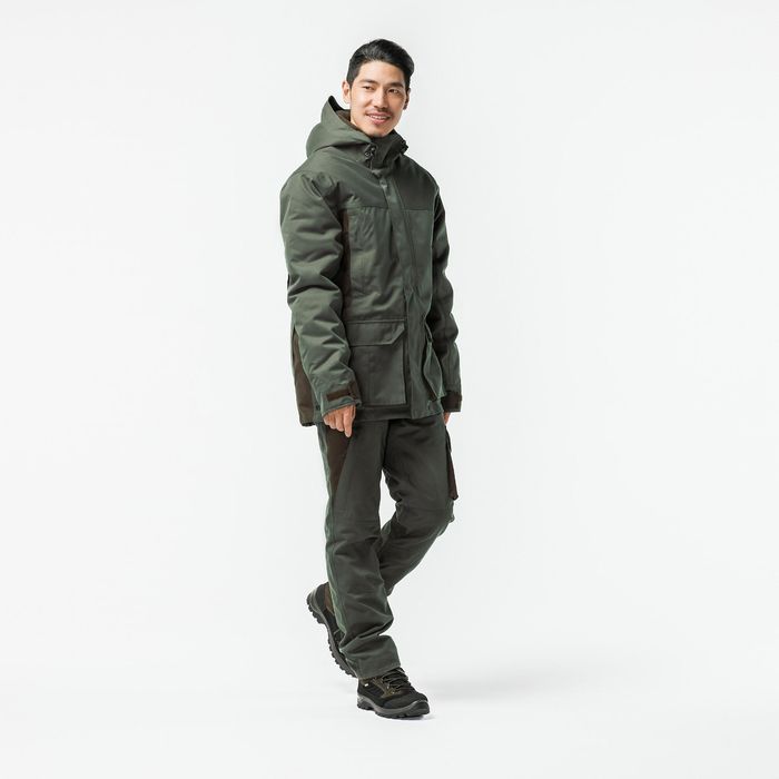 Pantalon Impermeabil Călduros 500 Verde - produs resigilat Decathlon