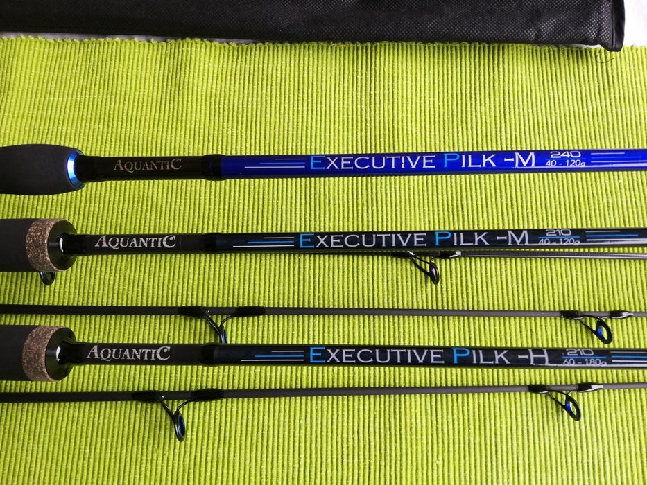 Lansete spinning greu AQUANTIC Executiv Pilk 2,10 m- 2,4m