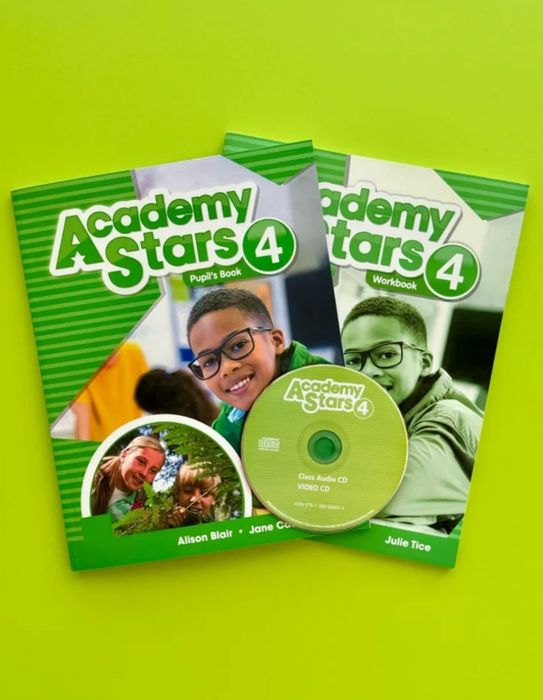 Доставка. Academy Stars 0,1,2,3,4,5,6 pupil's book + workbook + диск
