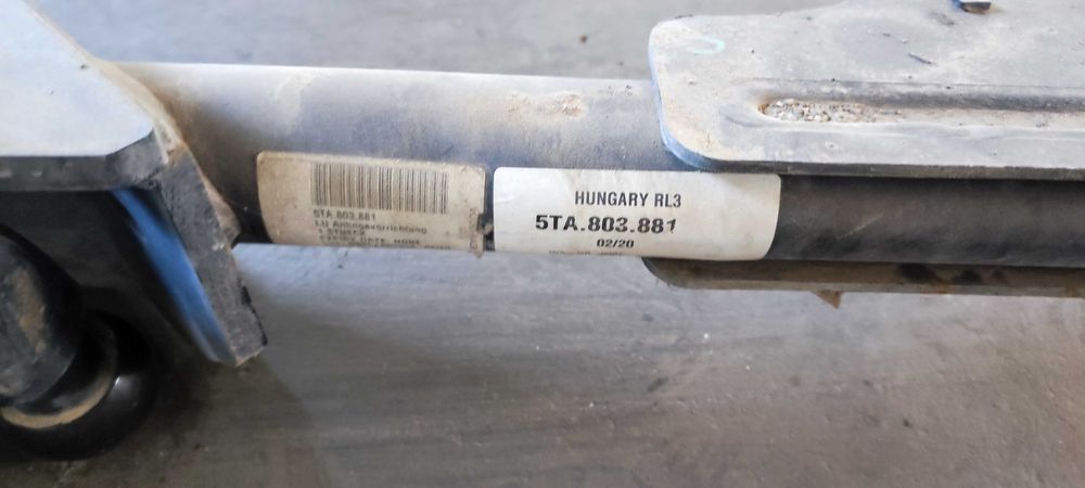 Carlig remorcare volkswagen vw touran 2 cu modul original 2015-2025