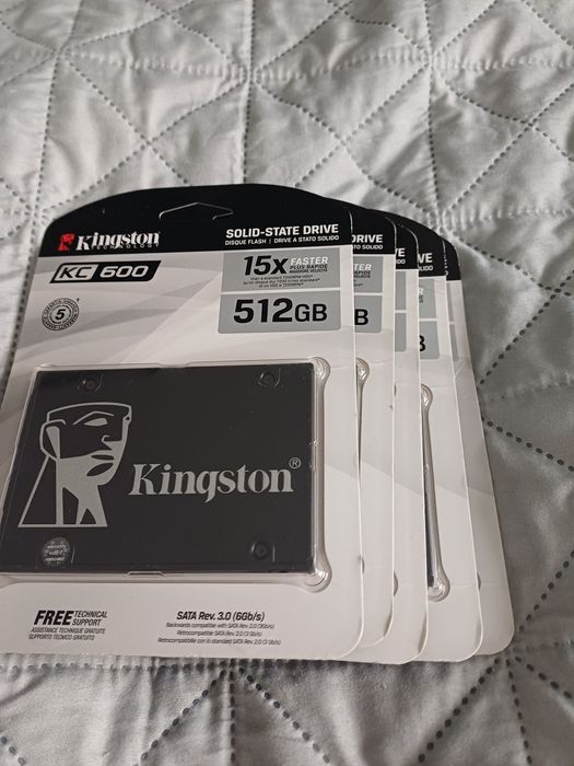 5 SSD-uri Kingston KC600 512GB SATA III – Noi, Sigilate