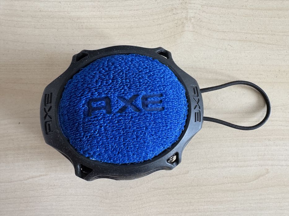 Нова луксозна двустранна масажна мрежеста гъба за тяло за баня - AXE