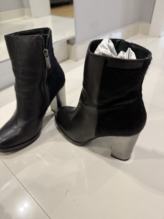 Кожени ботуши Calvin Klein