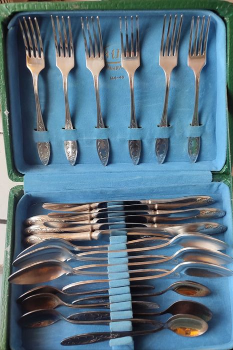 Посребрени Руски прибори за хранене МНЦ