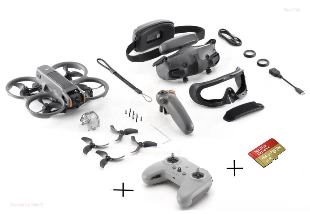 DJI Avata 2 fly more Combo (3 Batt) + FPV Remote 3