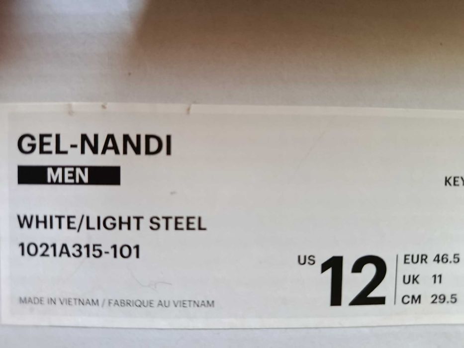 2 чифта Мъжки маратонки Asics Gel-Nandi, номер 46.5