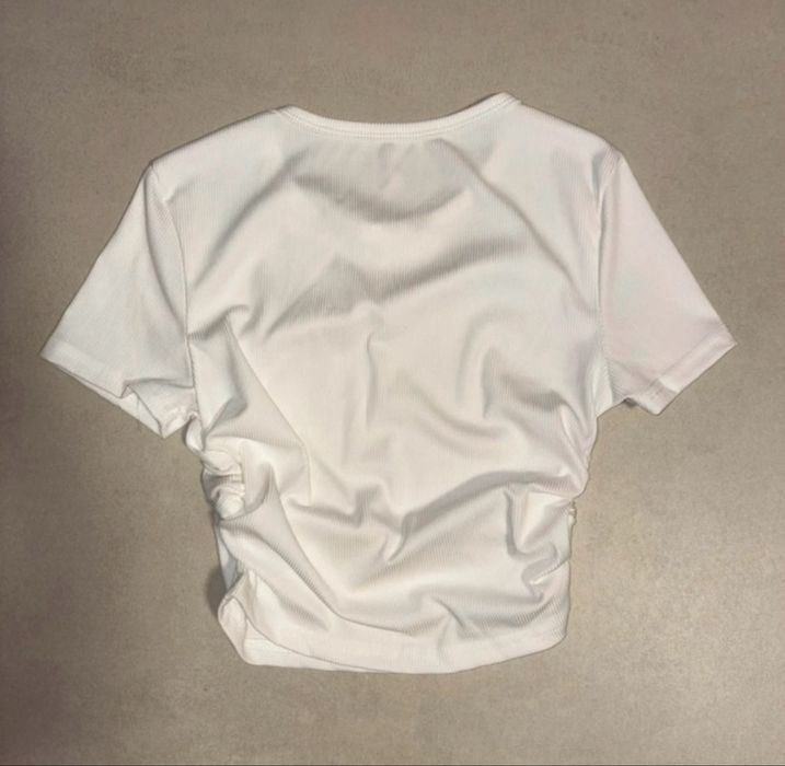Crop top alb Dama