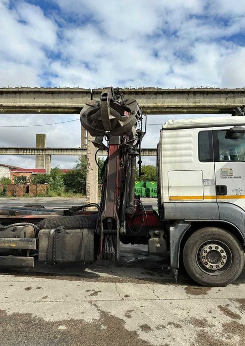MAN TGS 28.440 6x2 cu macara hidraulică și braț pentru containere – 2010