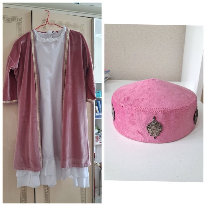 Қазақша көйлек тақиясымен