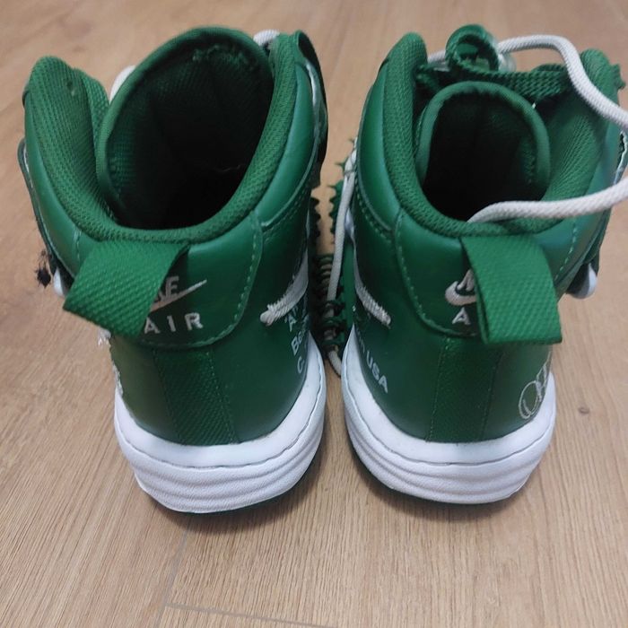 Nike Air Force 1 Mid x Off-White "Pine Green" marime 38.5