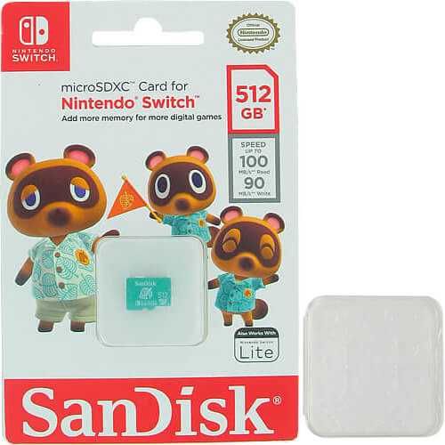 Carduri MicroSD SanDisk Originale Nintendo Switch 512 GB Noi Sigilate Licenta Nintendo