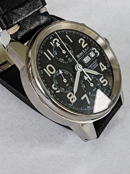 Ceas Berry Logan Automatic Chronograph 41 mm Funcționează Impecabil!