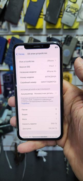 iphone XS 100GB 256GB holati fesi yòq
