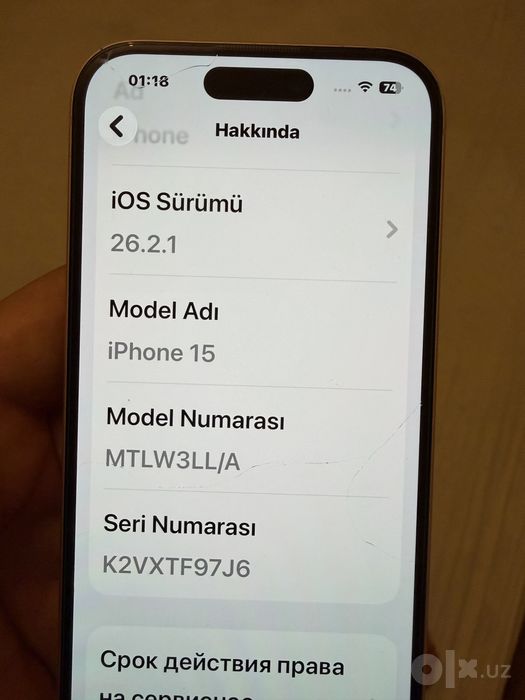 Iphon 15 purpl ideal xolati