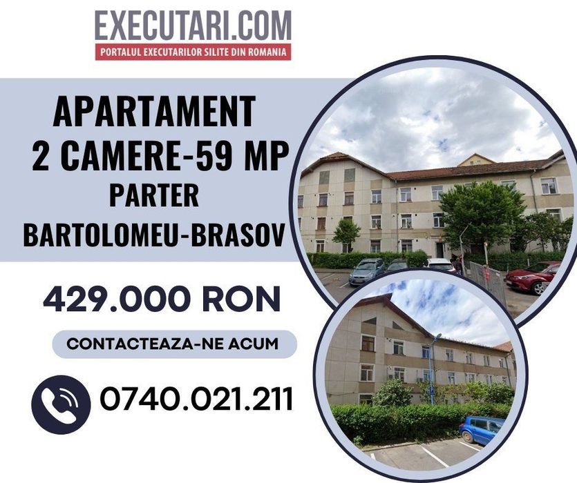 Bartolomeu - Apartament - 2 camere - 59mp - Parter, Brasov