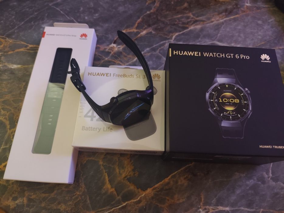 HUAWEI WATCH GT 6 PRO 46 mm Black Titanium alloy case