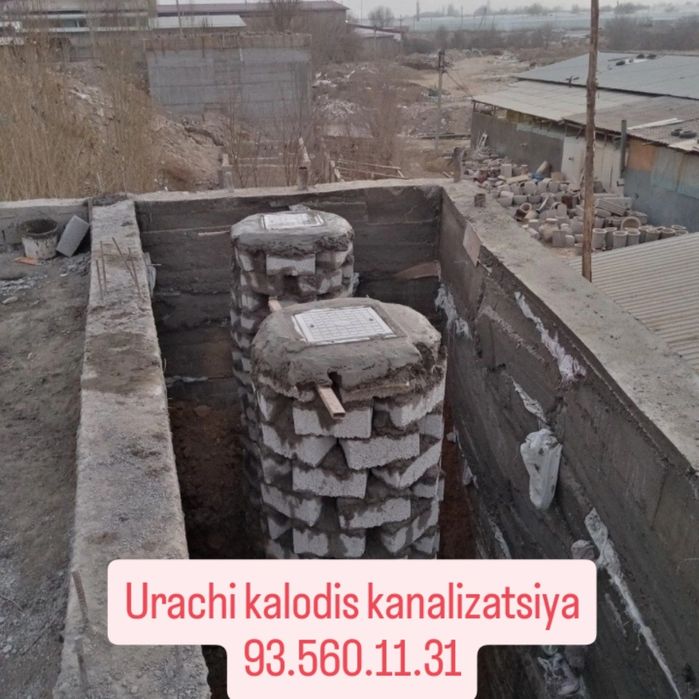 Urachi oʻrachi kalodis kanalizatsiya yama tiransha Santexnika