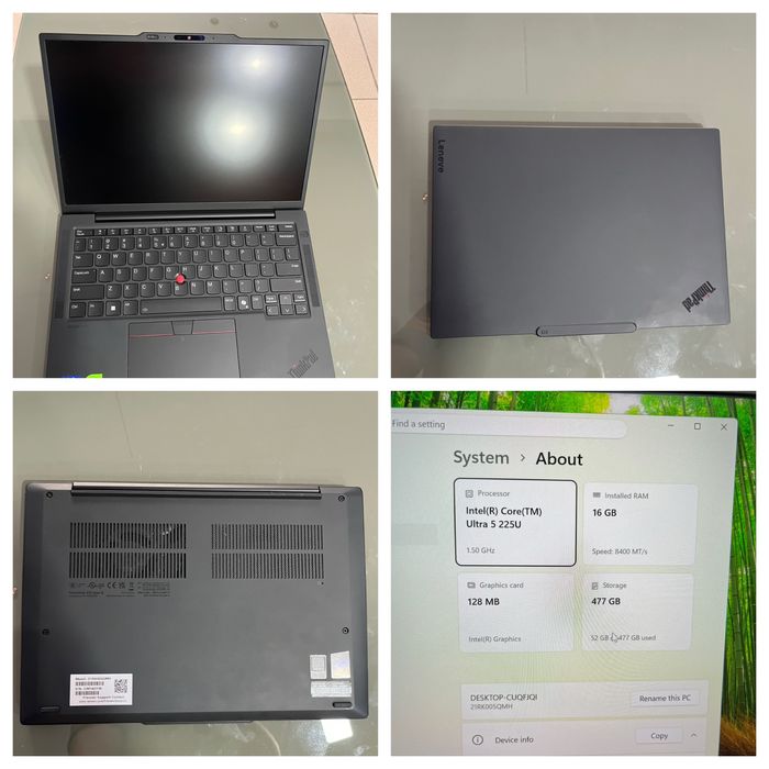 Vand iltrabook lenovo thinkpad x13 gen 6 ultra 5 225u 16gb ddr5 ssd 512gb full hd+