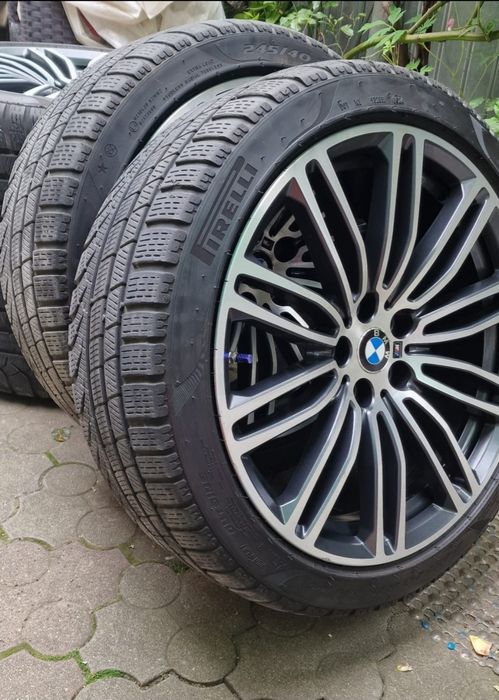 Jante BMW+anvelope de iarna Pirelli