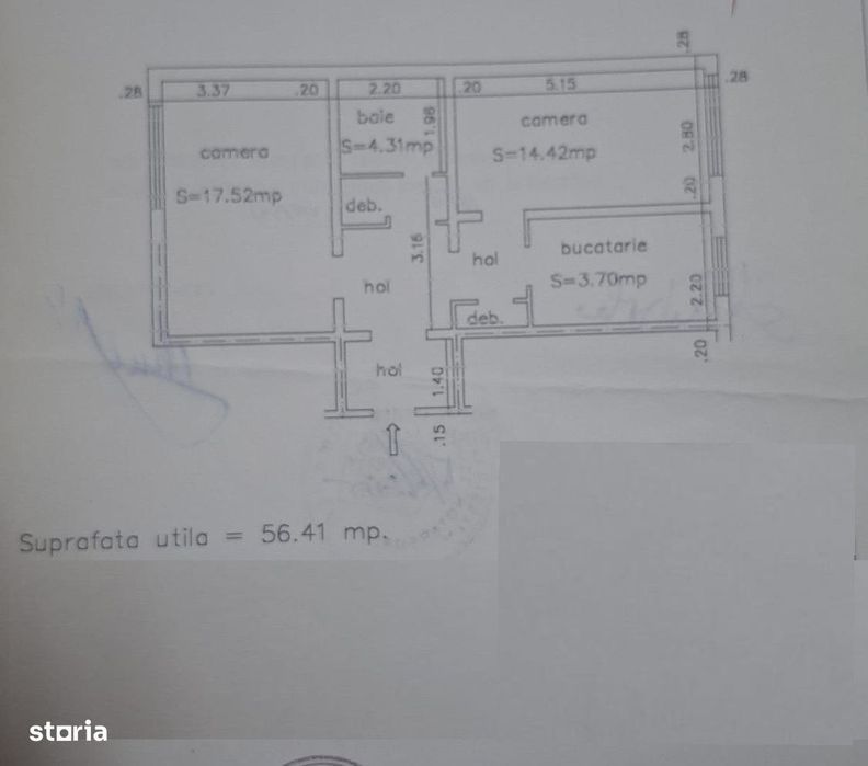 Vanzare apartament 2 camere Ploiesti zona Bulevardul Bucuresti