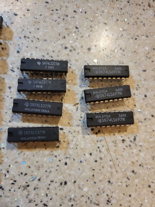 Set circuite integrate logice 74xx IC (TTL/LS/HC/F)  set 63buc