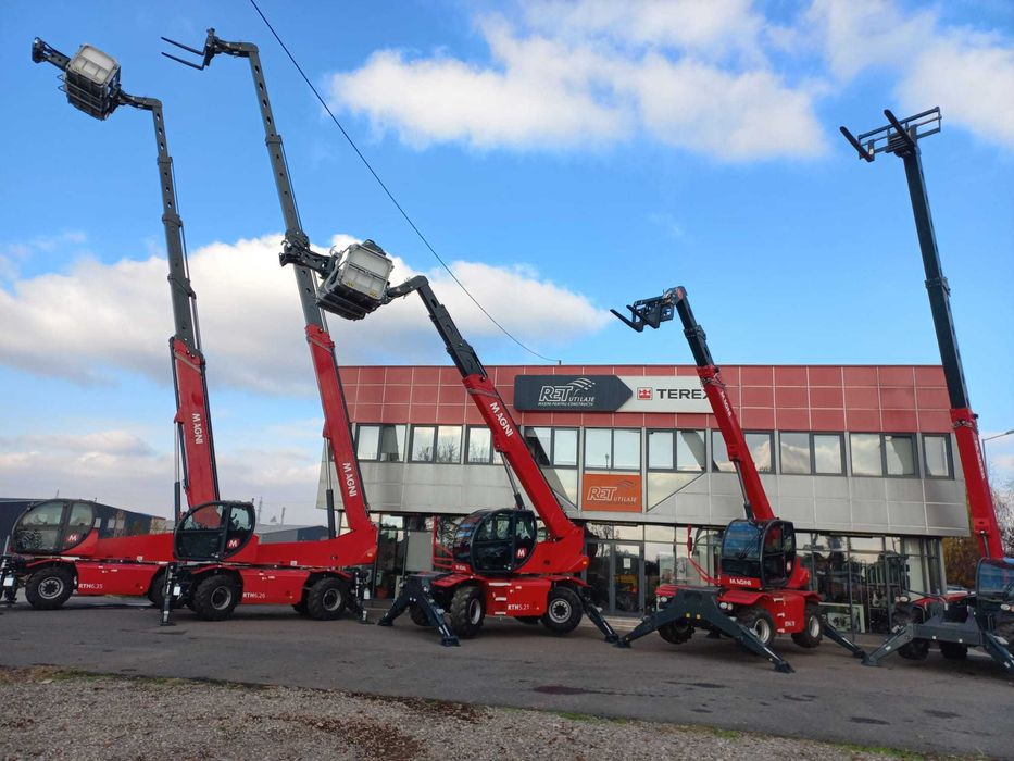 Manipulatoare / telehandlere telescopice  MAGNI (proiectantul MANITOU)