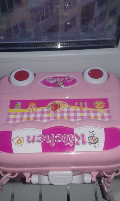 Кухня-рюкзачок розовая