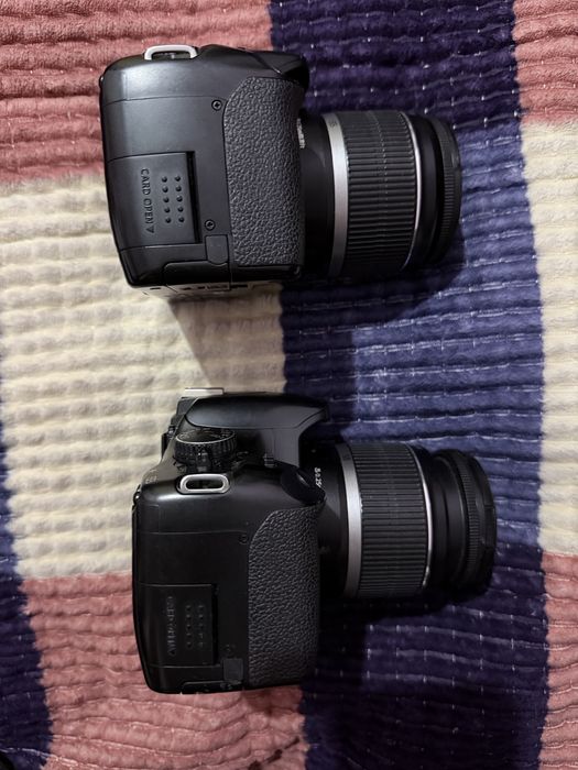 Canon eos 450D с объективом 18-55mm и без