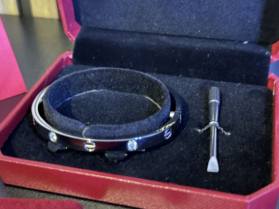 Нова Гривна Cartier LOVE Bracelet с пълен комплект аксесоари