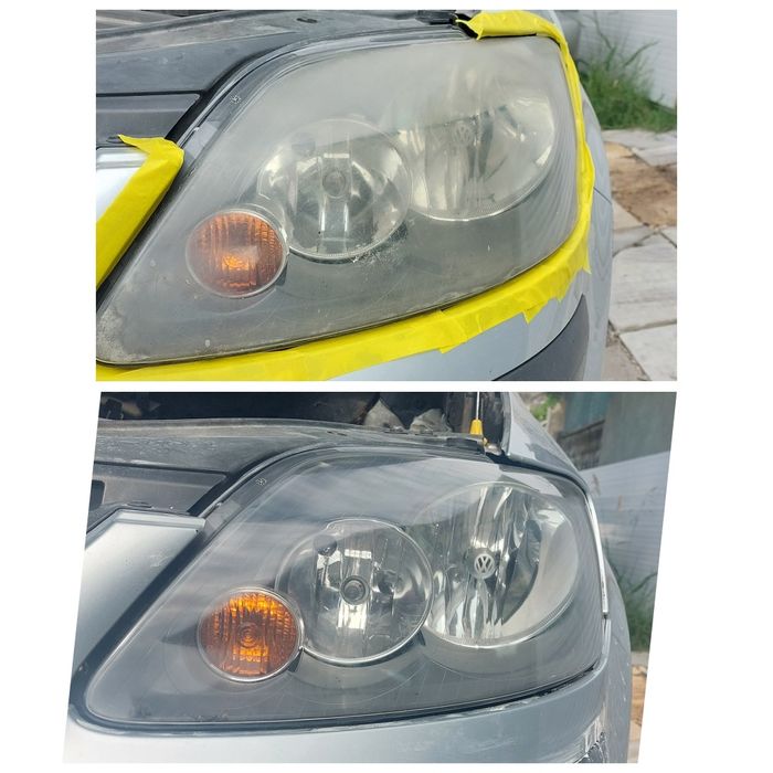 Химическо полиране на фарове полиране Пастиране