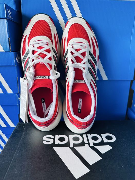 *Чисто Нови* Adidas Adizero Aruku *Cloud White & Pure Ruby*