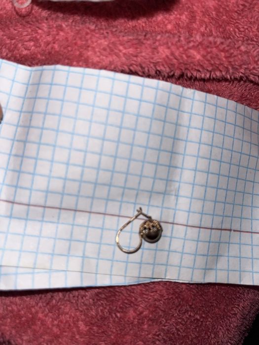 Сырга алтын детская