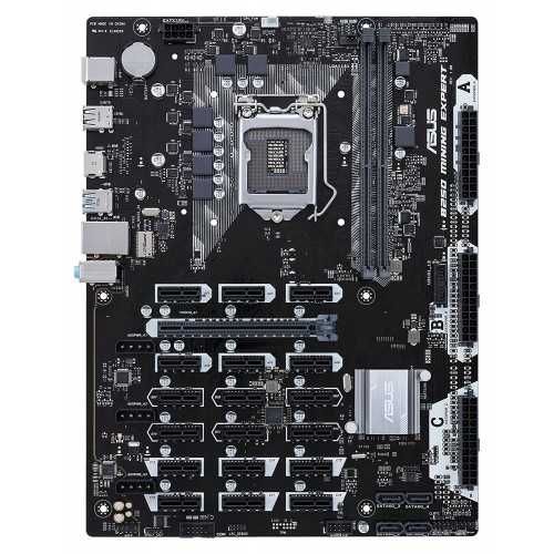 Чисто нова ASUS B250 Mining Expert дънна платка за майнинг - 24 месеца гаранция, 4 бр.