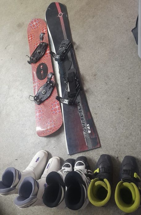 Vand schi , placa snowboard , si clapari