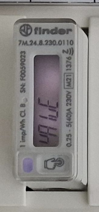 Contor energie monofazat bidirectional,Finder 7M.24.8.230.0110 NFC