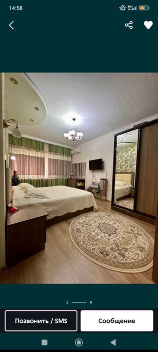 Srochna Yunusobod-13 kvartalda 4 xonali 4/1/4 kvartira sotiladi